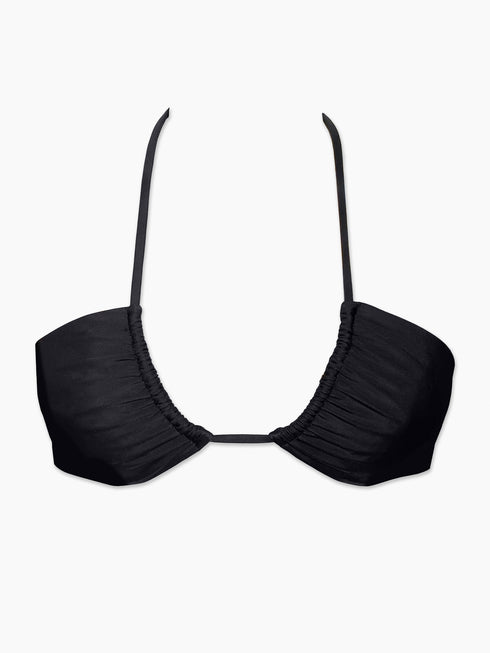 The Iman Halter Top - Carbon